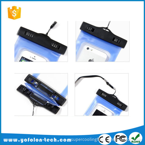 Waterproof Cell phone PVC Waterproof bag for iphone 7 /7Plus underwater pouch diving case